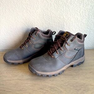 Timberland Kids Brown Leather Lace-Up Boots